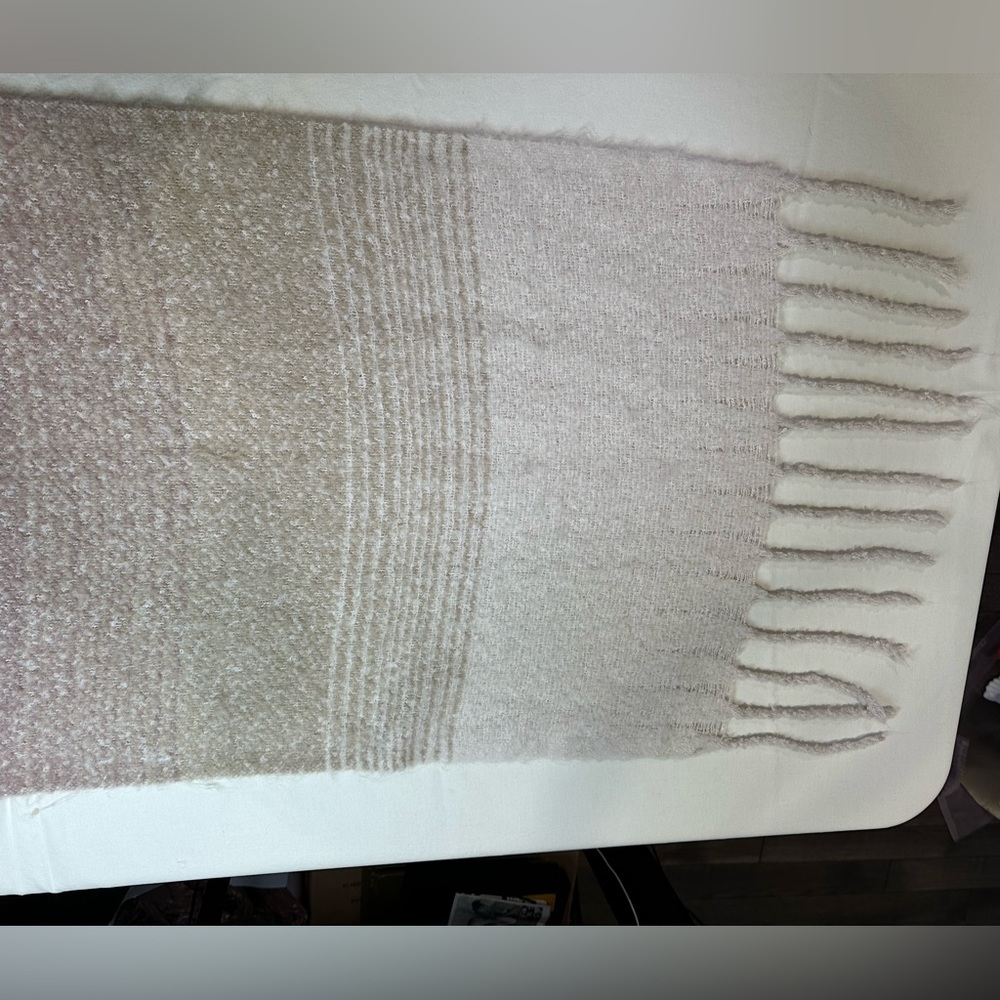 MeriSea Grey Ombré Blanket Scarf One Size Fits All. - Picture 7 of 7